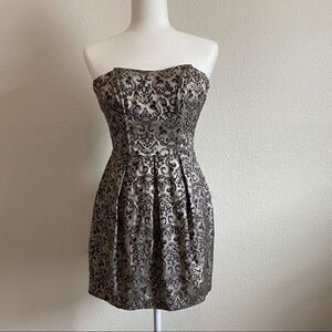 𝅺speechless Strapless sweetheart neck dress 3